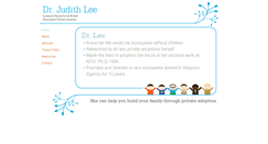 Desktop Screenshot of drjudithlee.com